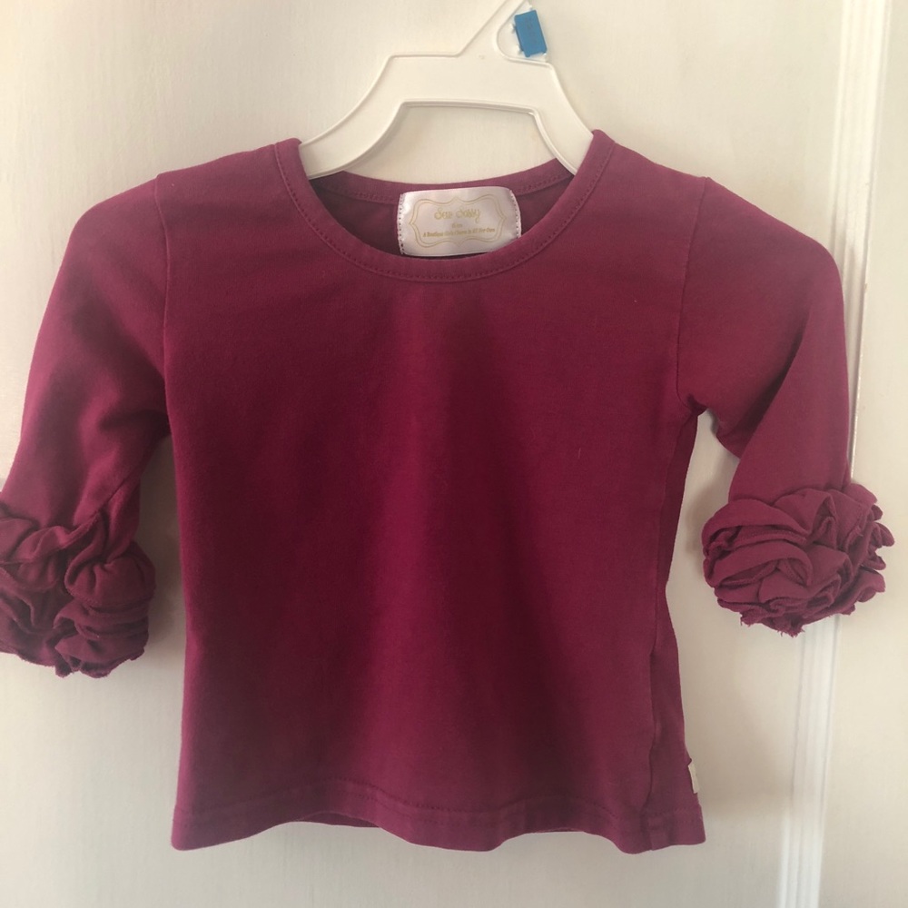 Sew Sassy ruffle sleeve shirt